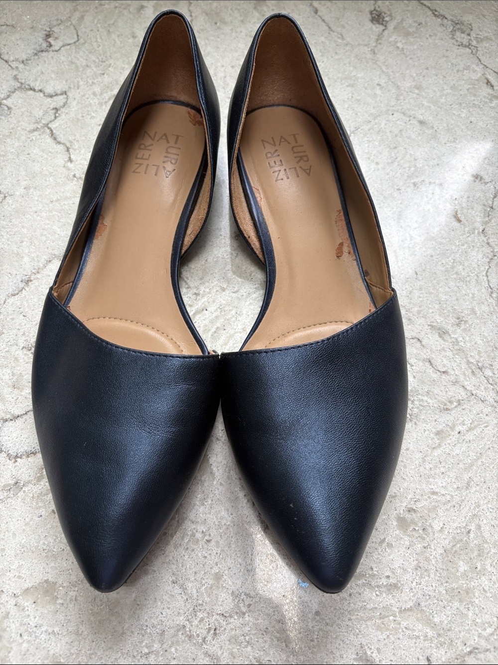 Naturalizer Blue Pointed D'Orsay Women's Flats